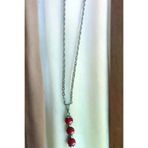 ART LİFE DOĞALTAŞ Natural Stones artlıfedoğaltaş600267 Mercan Kolye Mercan Taşı Kolye Doğal Taş Kolye Zincirli Kadın Kolye Hediyelik Kolye 6Mm