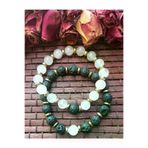 ART LİFE DOĞALTAŞ Natural Stones artlise014 Sevgili Bilekliği Hematit Pembe Kuvars & Lav Taşı Bileklik