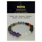 ART LİFE DOĞALTAŞ Natural Stones artlise057 Kova Burcu Bilekliği Ametist, Labradorit, Obsidyen, Hematit, Akik, Akuamarin, Aytaşı