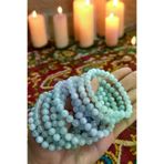 ART LİFE DOĞALTAŞ Natural Stones samet800169 Akuamarin Bileklik Akuamarin Taşı Bileklik Esnek Misina Her Bileğe Uygun Doğal Taş Bileklik