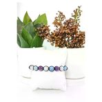 ART LİFE DOĞALTAŞ Natural Stones TYC4B8EC6CB0C3EB830CFD500 Ametist Aytaşı Akuamarin Örme Bileklik 8 Mm