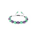 ART LİFE DOĞALTAŞ Natural Stones TYCEFEB8A31CABCD91B20A900 Ametist Aventurin Örme Bileklik 8 Mm