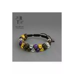 ART LİFE DOĞALTAŞ Natural Stones TYCF746CBEDB3B5B1693C1900 Ametist Sitrin Dumanlı Kuvars Kristal Kuvars Örme Bileklik 8 Mm