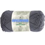 Art of Yarn Polyester Makrome Kordon 2 mm x 142 Metre (450 ft) Tığ Makrome Halat Çanta El Sanatları Duvar Naylon Polipropilen Askılar Hilo String Sicim Halı İplik Örgü 1 Skein için Hediye Koyu Gri