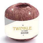 Art of Yarn Twinkle Metalik Parıltılı İplik Parlak İnce 1 Hafif parmak ağırlığı kamgarn altın gümüş, Tığ Örgüsü için, 25 g 25 g, 175 yard Yumuşak El İşi Şal Hırka Çanta Parlak Simli Gümüş 948