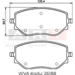 Art Ön Balata Renault Clio V 1.0 (19-) 16' 17' Nissan Micra V (K14) (18-) (1 Tk )