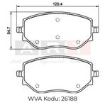 Art Ön Balata Renault Clio V 1.0 (19-) 16' 17' Nissan Micra V (K14) (18-)
