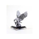Art Online Kişiye Özel Tasarım Cam Kaideli Silver Kartal Biblosu