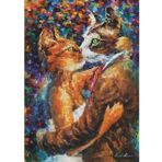 Art Puzzle 1000 Parça Aşık Kedilerin Dansı Puzzle