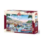 Art Puzzle 1000 Parça Limandaki Küçük Balıkçılar Puzzle