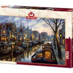 Art Puzzle 1500 Parça Kanal Işıkları Puzzle