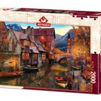 Art Puzzle 2000 Parça Kanal Boyu Evleri Puzzle