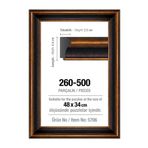 Art Puzzle 500 Parça Kahverengi 48x34 cm 43 mm Puzzle Çerçevesi