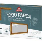 Art Puzzle Altın 1000 Parça Panorama Demonte Puzzle Çerçevesi