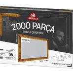 Art Puzzle Altın 2000 Parça Demonte Puzzle Çerçevesi