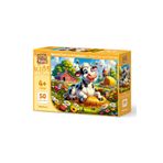 Art Puzzle Art Çocuk Sevimli İnek Ve Arkadaşları 50 Parça Puzzle
