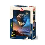 Art Puzzle Ay'a Yolculuk 1000 Parça Neon Puzzle