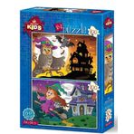 Art Puzzle Baykuş ve Tatlı Cadı