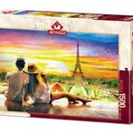 Art Puzzle Günbatımında Romantizm 1500 Parça Puzzle