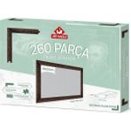 Art Puzzle Kahverengi 260 Parça Demonte Puzzle Çerçevesi