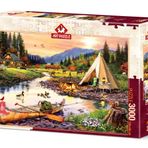 Art Puzzle Kamp Dostları 3000 Parça Puzzle