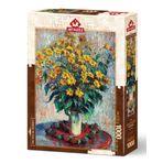 Art Puzzle Kudüs Enginar Çiçekleri, Claude Monet 1000 Parça Puzzle