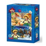 Art Puzzle Sihirli Lamba 2x100 Parça Erkek Çocuk Puzzle