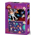 Art Puzzle Uzay 2'li 35+60 Parça Puzzle