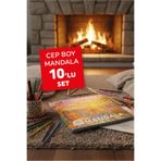 Art Terapi Mandala Yayınları CEP BOY MANDALA BÜYÜKLER İÇİN BOYAMA KİTABI 10'LU SET