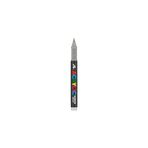 Art Tone Gümüş Renk Akrilik Marker Fırça Uçlu Keçeli Kalem Posca Gibi Taş Kağıt Metal Tahta Cam Boyama Silver