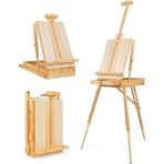 Art Tone Kır Tipi Taşınabilir Ahşap Şövale Çekmeceli Portatif - standart - 00