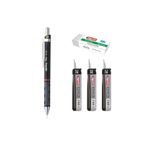 Art Tone Study Seri ROTRİNG TİKKY VERSATİL UÇLU KALEM 0.35mm ve Bigpoint 0.3 HB kalem ucu 24lü ve Silgi