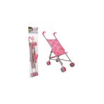 Art Tone THE STROLLER BEBEK ARABASI BASTON PUSET METAL KATLANIR ÇİLEK DESENLİ 4 TEKER 3+