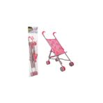 Art Tone THE STROLLER BEBEK ARABASI BASTON PUSET METAL KATLANIR ÇİLEK DESENLİ 4 TEKER 3+