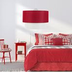 Art ve Gift Pasta Tekli Bordo Kumaş Sarkıt Yatak Odası Oturma Odası Çocuk Odası Avize
