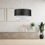 Art ve Gift Pasta Tekli Siyah Dallı Pvc Sarkıt Küçük Salon Oturma Odası Yatak Odası Cafe Avize