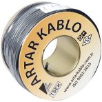 Artar 200 m 0.20 mm Kesit 1 Canlı 1 Şase 40 No Kablo Blendajlı Mikrofon Kablosu