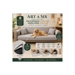 ARTASIX 140x240 cm Gri Sıvı Geçirmez Koltuk Koruyucu Örtü | Kaymaz Yıkanabilir Kedi Köpek Dostu Premium