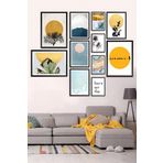 Artavessa 11 Parça Çerçeve Görünümlü Mdf Tablo Seti