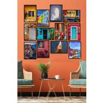 Artavessa 12 Parça Siyah Çerçeve Görünümlü Mdf Tablo Seti 12ARTAVESSA10, 20 x 30