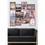 Artavessa 12 Parça Siyah Çerçeve Görünümlü Mdf Tablo Seti 12ARTAVESSA13, 20 x 30