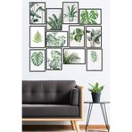 Artavessa 12 Parça Siyah Çerçeve Görünümlü Mdf Tablo Seti 12ARTAVESSA6, 20 x 30