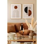 Artavessa 2 Parça Ahşap Çerçeve Görünümlü Mdf Tablo Seti 20x30 Cm - Model 14, 33 x 48