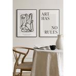 Artavessa 2 Parça Ahşap Çerçeve Görünümlü Mdf Tablo Seti 33x48 Cm - Model 20, 33 x 48