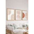 Artavessa 3 Parça Ahşap Çerçeve Görünümlü MDF Poster Tablo Seti - Set 20, 20 x 30