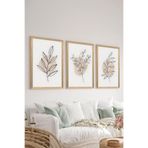 Artavessa 3 Parça Ahşap Çerçeve Görünümlü MDF Poster Tablo Seti - Set 32, 33 x 48
