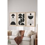 Artavessa 3 Parça Ahşap Çerçeve Görünümlü MDF Poster Tablo Seti - Set 37, 20 x 30
