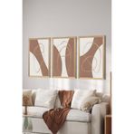 Artavessa 3 Parça Ahşap Çerçeve Görünümlü MDF Poster Tablo Seti - Set 77, 20 x 30
