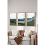 Artavessa 3 Parça Ahşap Çerçeve Görünümlü MDF Poster Tablo Seti - Set 81, 15 x 20