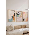 Artavessa 3 Parça Ahşap Çerçeve Görünümlü Mdf Tablo Seti ERSYCRVSZ3SET11, 20 x 30